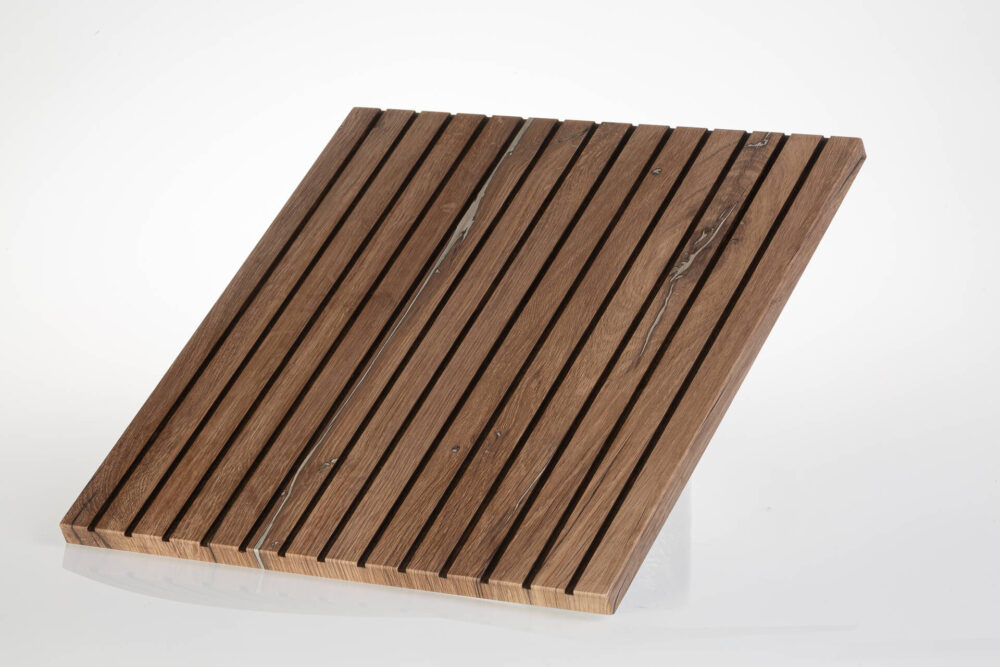 Fronty lamelowe MICRO MILLING™ vs na bazie płyty MDF barwionej w masie